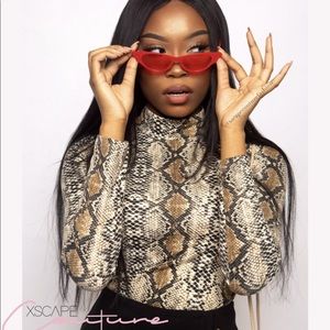 Snake print long sleeve